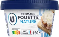 Fromage fouette au lait nature pasteurisé 24%MG 150g
