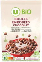 Boules enrobées saveur chocolat paquet 375g