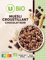 Céréales Muesli croustillant au chocolat noir 500G