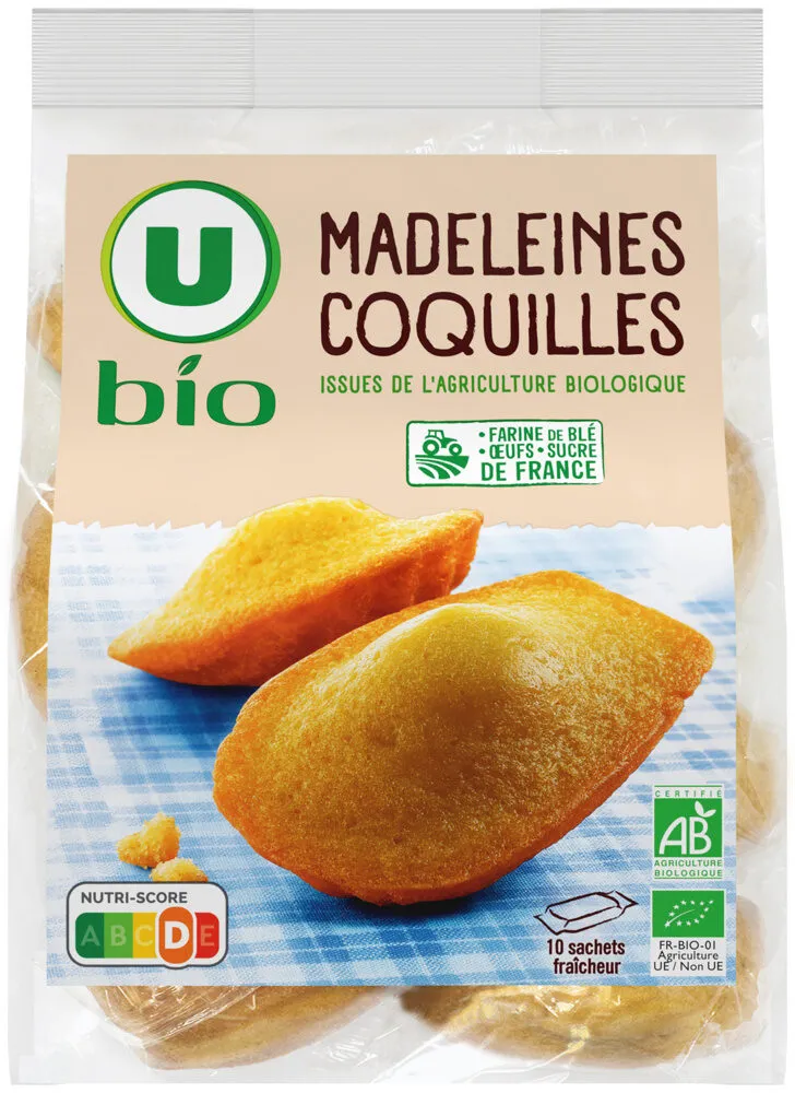 Madeleines coquilles bio 250g