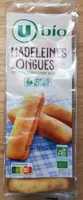 Madeleines longues 250g