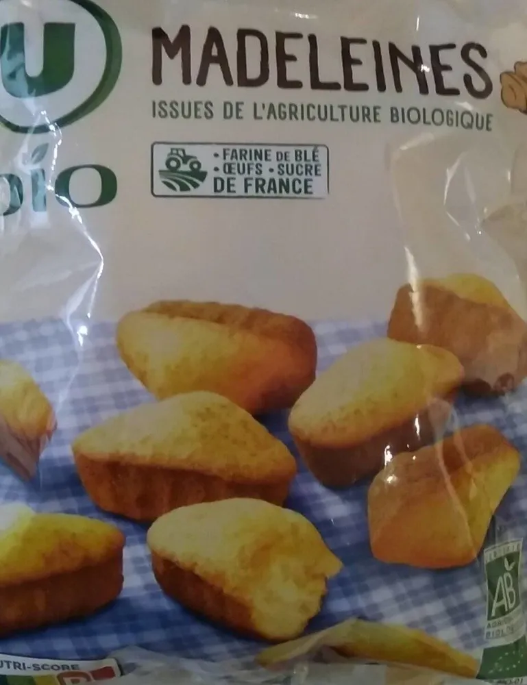 Madeleines vrac 400g