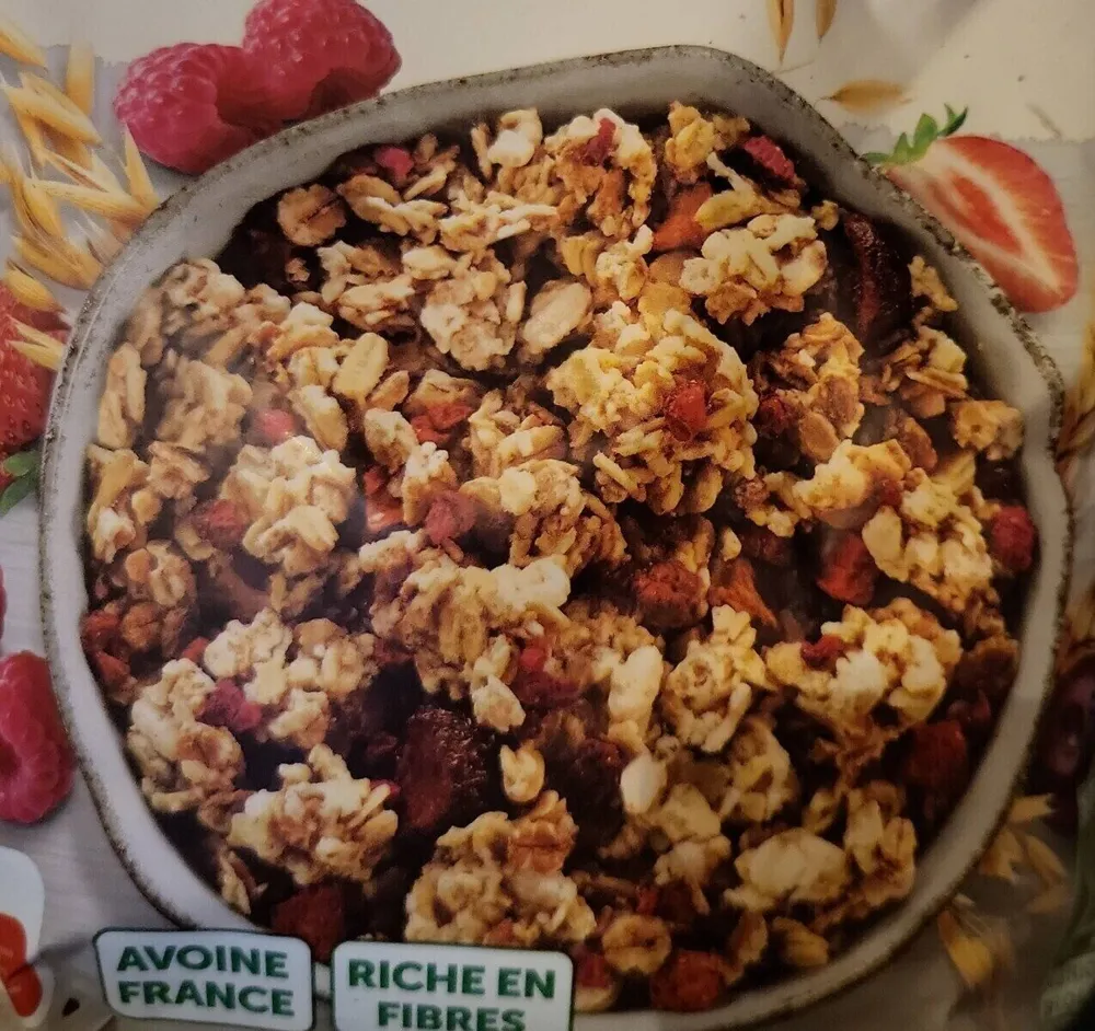 Müesli croustillant fruits rouges