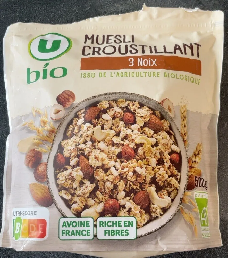 Muesli croustillant 3 noix