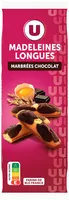 Madeleines longues marbrées chocolat - 250g