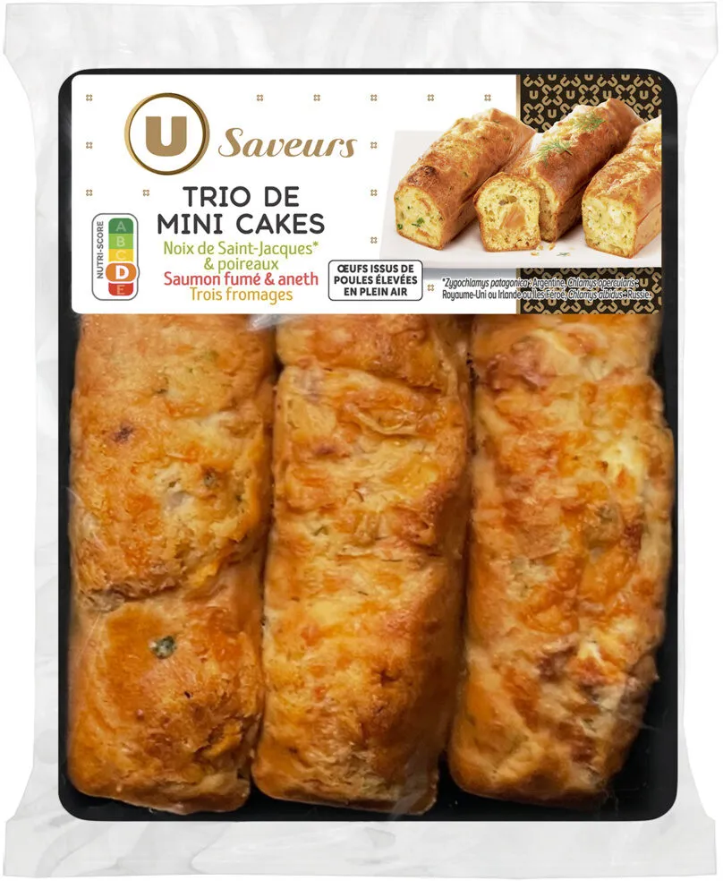 Trio de mini cakes
