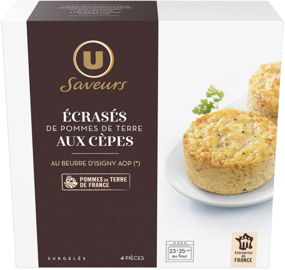 Ecrasé de pomme de terre aux cèpes AOP 400g