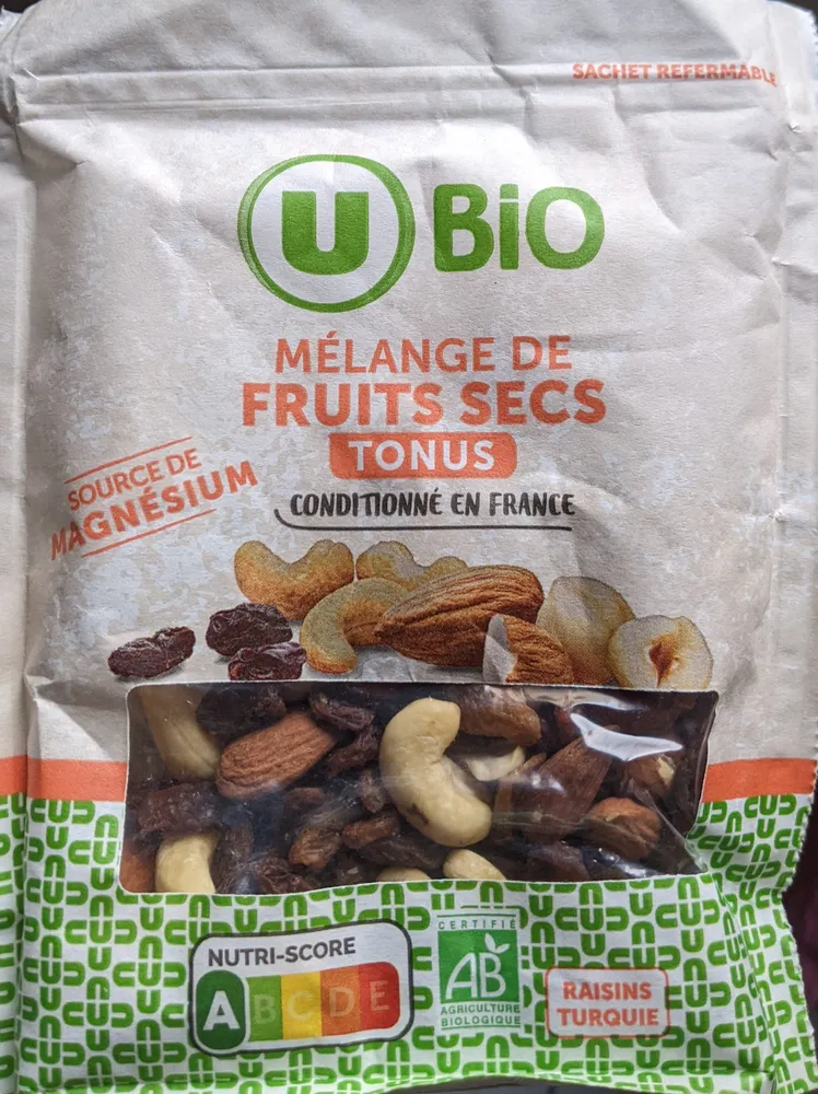 Mélange de fruits secs 
