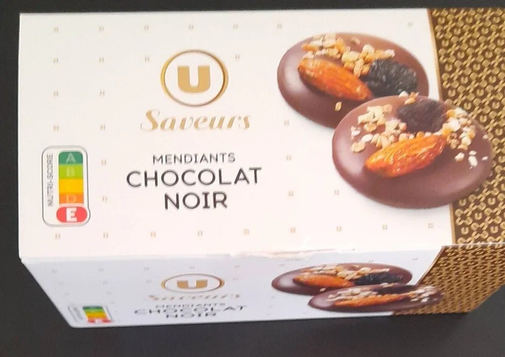 Mendiants chocolat noir ballotin 140g