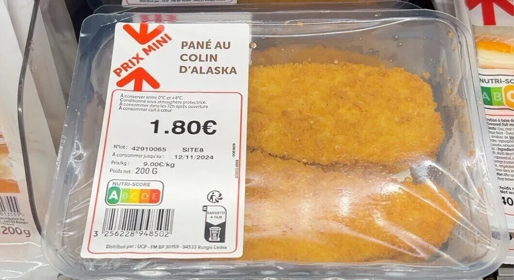 Pané au colin d'Alaska