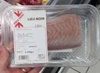 Filet de lieu noir sans peau, pêché en Atlantique Nord-Est, 220g