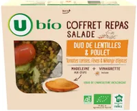 Coff.repas salade poulet lentilles + madeleine 310g