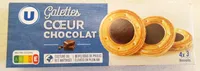 Galettes cœur chocolat