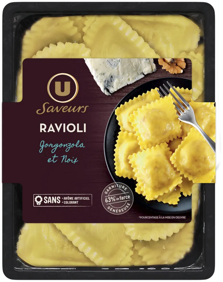 Ravioli fraiches gorgonzola et noix 250g
