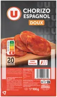 Chorizo doux tranché 100g