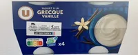 Yaourt à la grecque vanille 4X150g