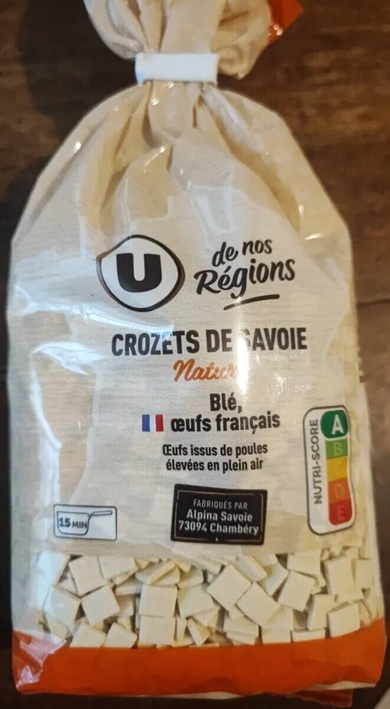 Crozets de Savoie nature UDNR, 400g