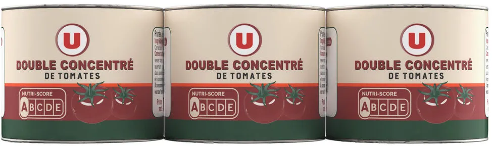 Double concentré de tomates 3x70g 210g