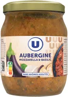 Aubergines Mozzarella & Basilic