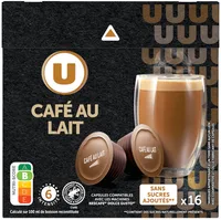 Café capsules café au lait - Compatible DOLCE GUSTO - x16