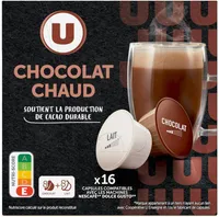 Chocolat chaud dosette - Compatible DOLCE GUSTO - x16