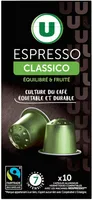 Café Capsules expresso classico MAX HAVELAAR - compatible NESPRESSO -x10