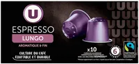 Café Capsules espresso lungo MAX HAVELAAR - compatible NESPRESSO - x10