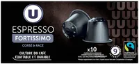 Café Capsules espresso fortissimo MAX HAVELAAR - compatible NESPRESSO- x10