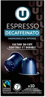 Café Capsules Bio espresso decaffeinato MAX HAVELAAR - compatible NESPRESSO - x10