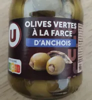 Olives vertes farcies à la pâte d'anchois Bocal 120g