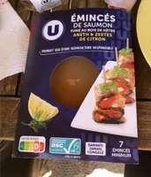 Emincés saumon Atlantique fumé au bois de hêtre à l'aneth et zestes decitron 100g