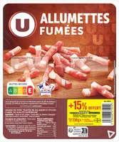 Allumettes de porc fumés VPF, 2x100g+15% offert