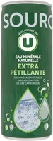 Eau minérale naturelle extra pétillante