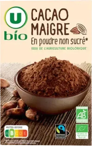 Cacao maigre bio
