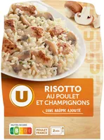 Plat cuisiné individuel Risotto Poulet Champignons, 280g