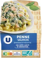 Pâtes saumon ricotta épinards 280g