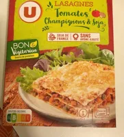 Lasagne à la tomate champignons & soja 300g
