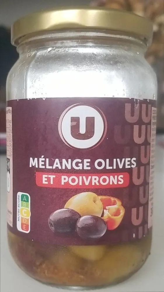 Mélanges olives et poivrons bocal 200g