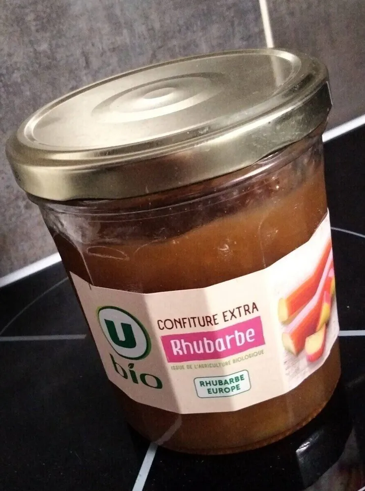 Confiture de rhubarbe BIO pot de 370g