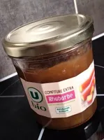 Confiture de rhubarbe BIO pot de 370g