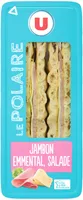 Sandwich pain spécial au jambon cuit choix/emmental/salade, 140g