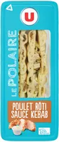 Sandwich polaire poulet rôti traité salais./sauce kebab, 140g