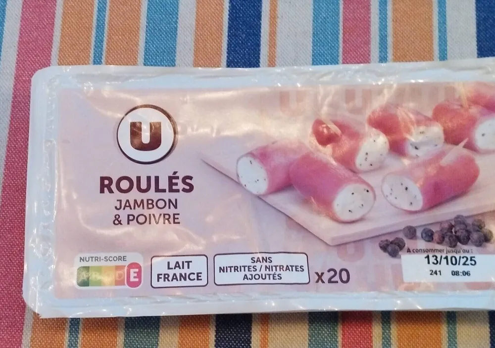 Bouchées jambon Poivre