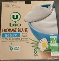 Fromage blanc frais au lait 1/2 écremé 3,2% mg 8x100g