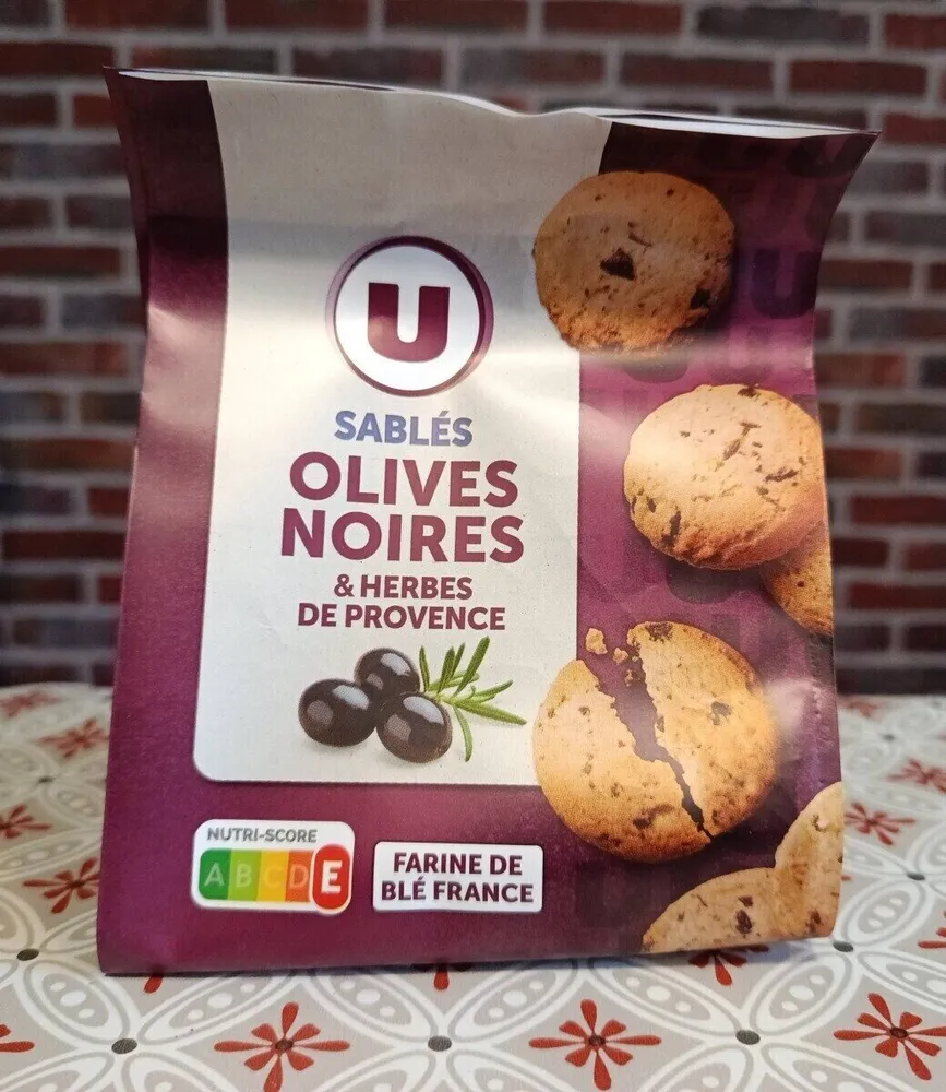 Sablés Olives Noires & Herbes de Provence