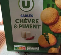 Sablés chèvre et piment