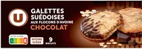 Biscuits Galettes Suedoise flocons avoine et chocolat 170g