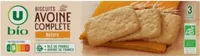 Biscuits à l'avoine complète nature bio 130g