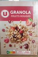 Granola fruits rouges