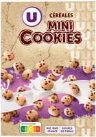 Céréales mini cookies, paquet 375g